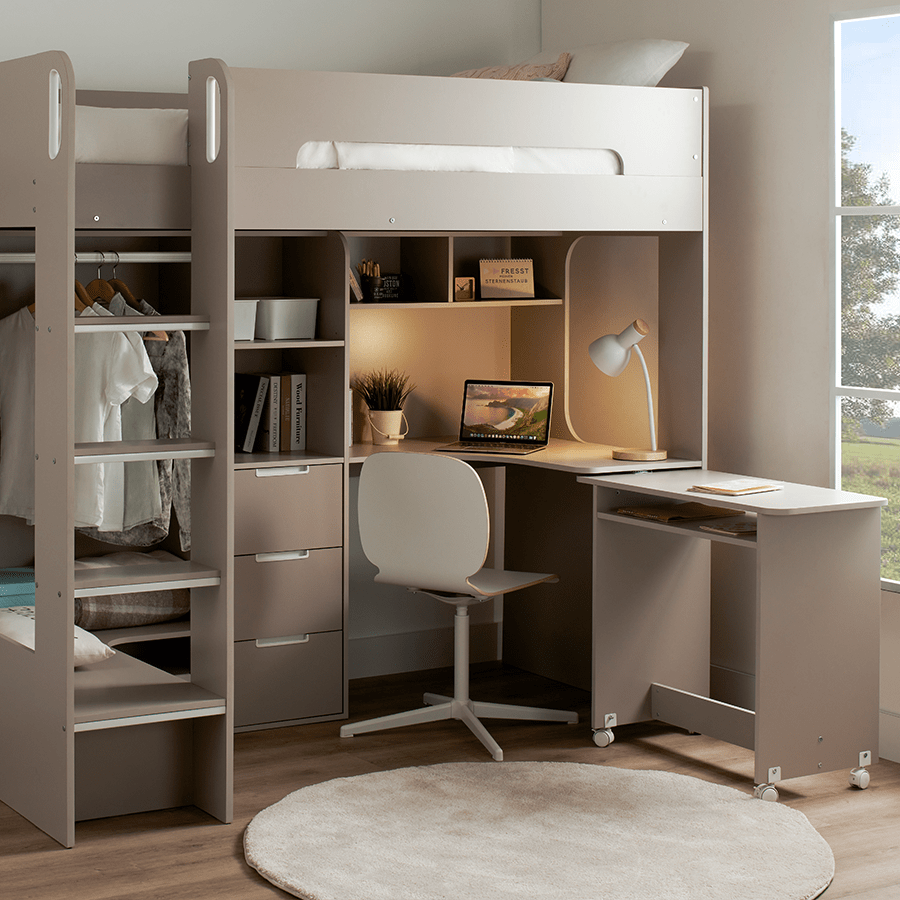 Terrie Loft Bed with Desk Terrie Loft Bed with Desk Mandaue Foam