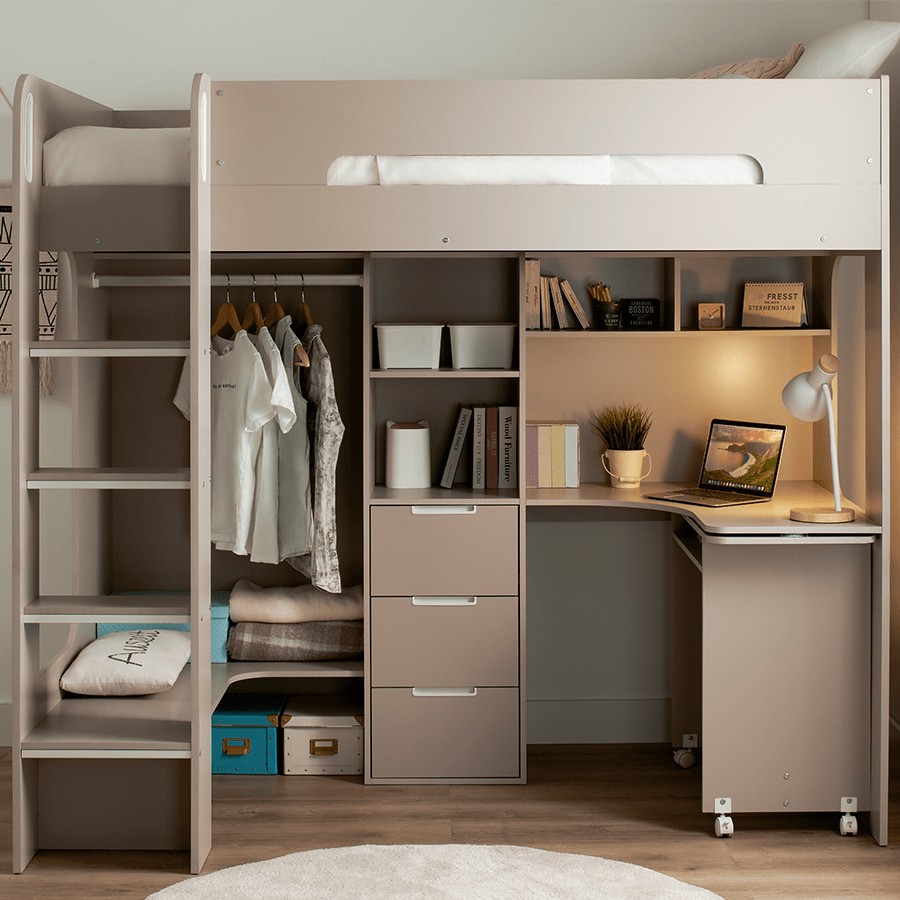 Terrie Loft Bed with Desk Terrie Loft Bed with Desk Mandaue Foam