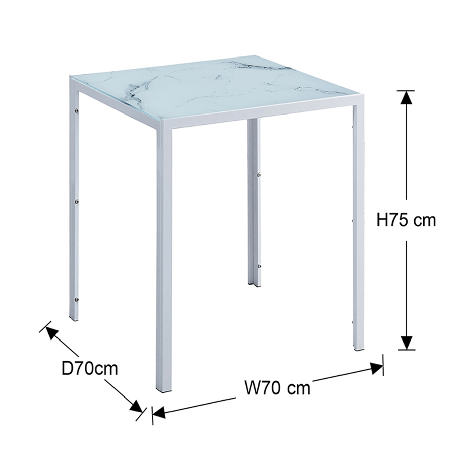 Onyx 2 Seater Dining Table