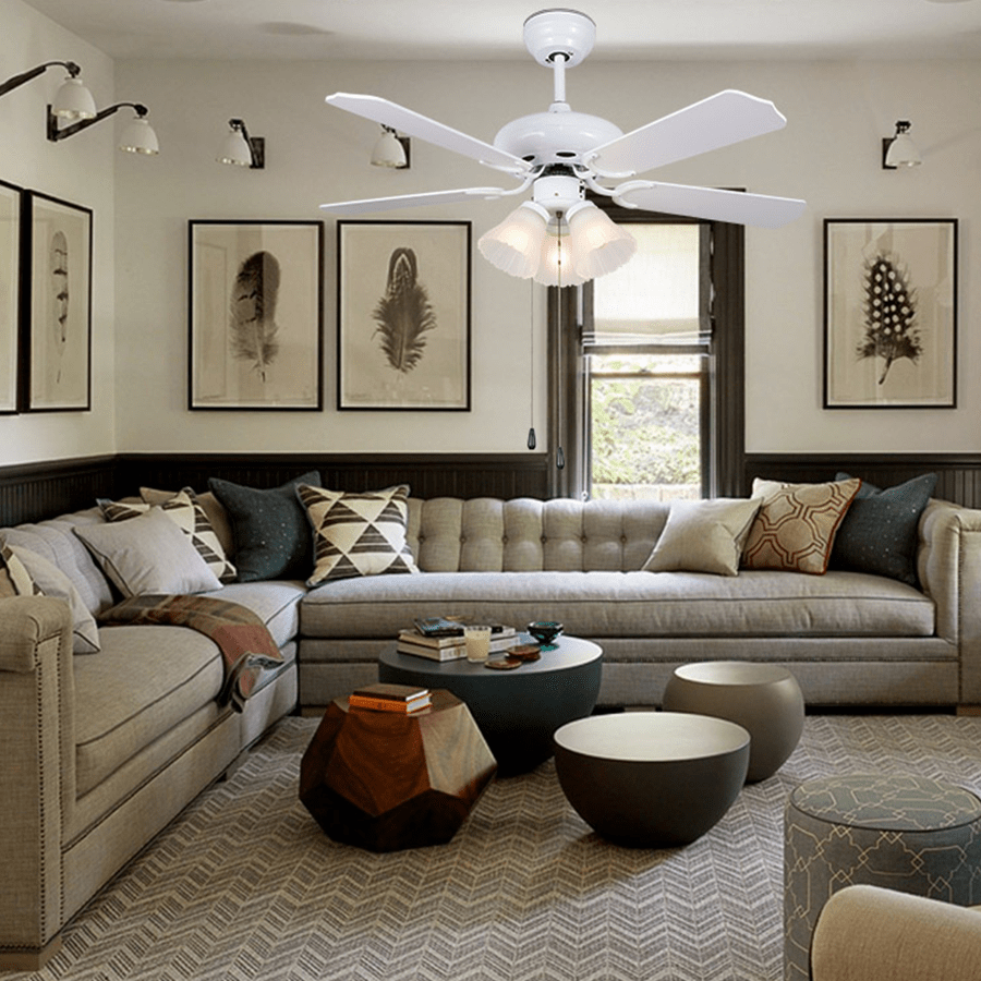 Falko Ceiling Fan with Pull Chain