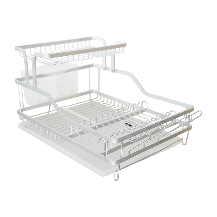 KSP Avanti Dish Rack with Tray (Aluminum)