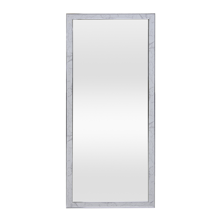 Cleo White Marble Framed Mirror 45x120cm