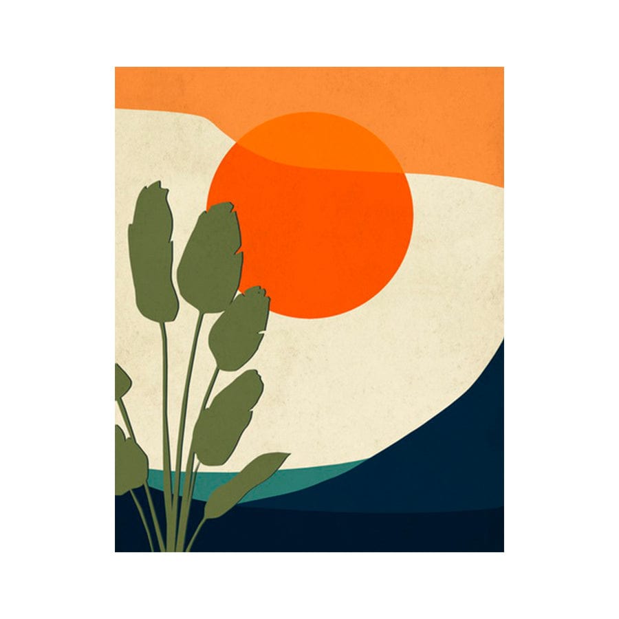 Abstract Sunset 2 - Wall Art