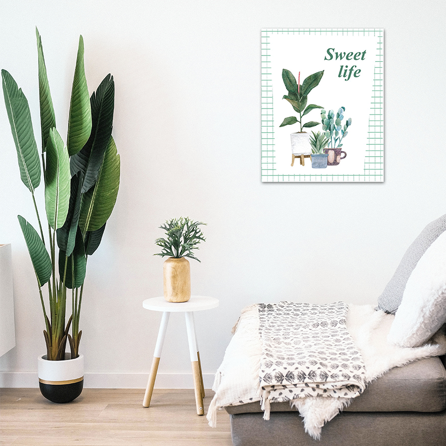 Sweet Life Plant Wall Art