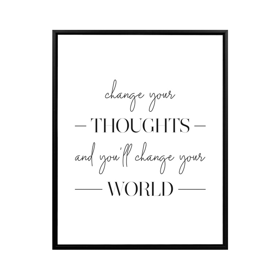 Change Your Thoughts Wall Art