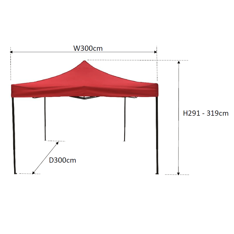 Aspen 3x3m Gazebo