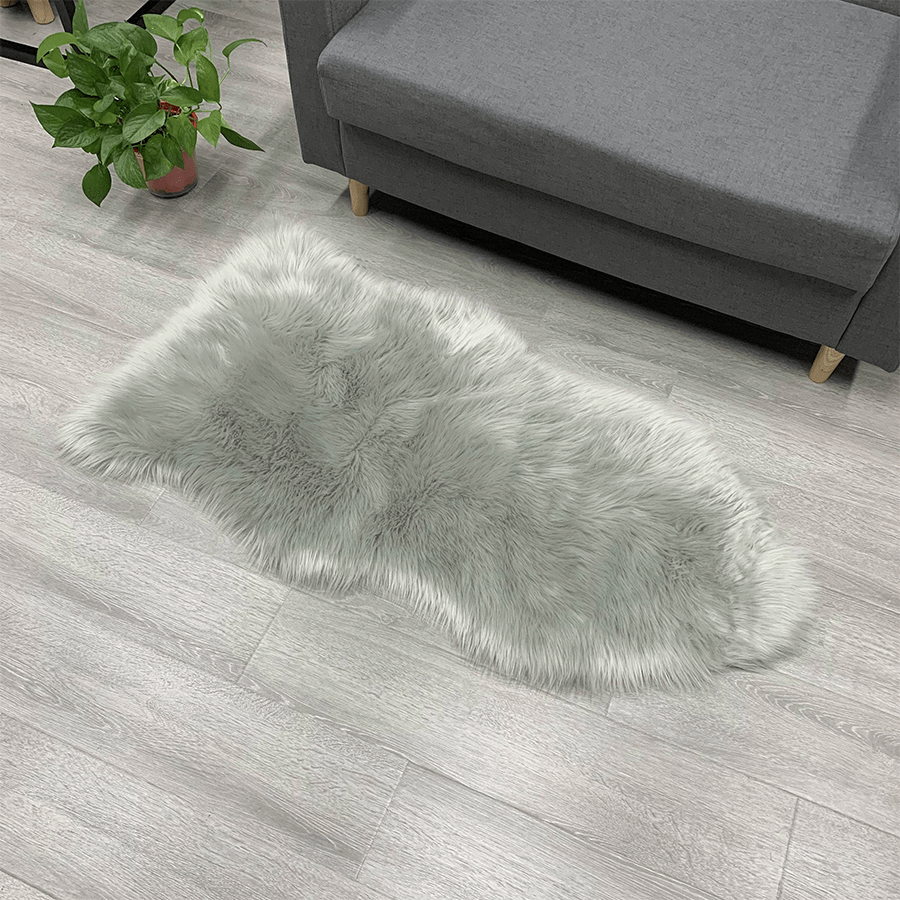 Grey Sheepskin Rug
