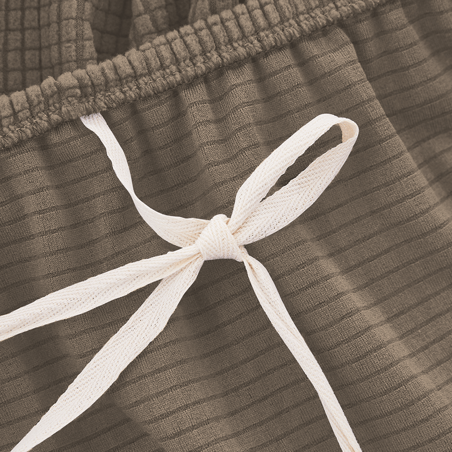 Khaki Polar Fleece Sofa Cover