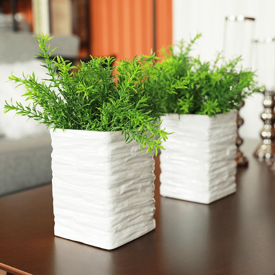 Yadira Ceramic Vase White