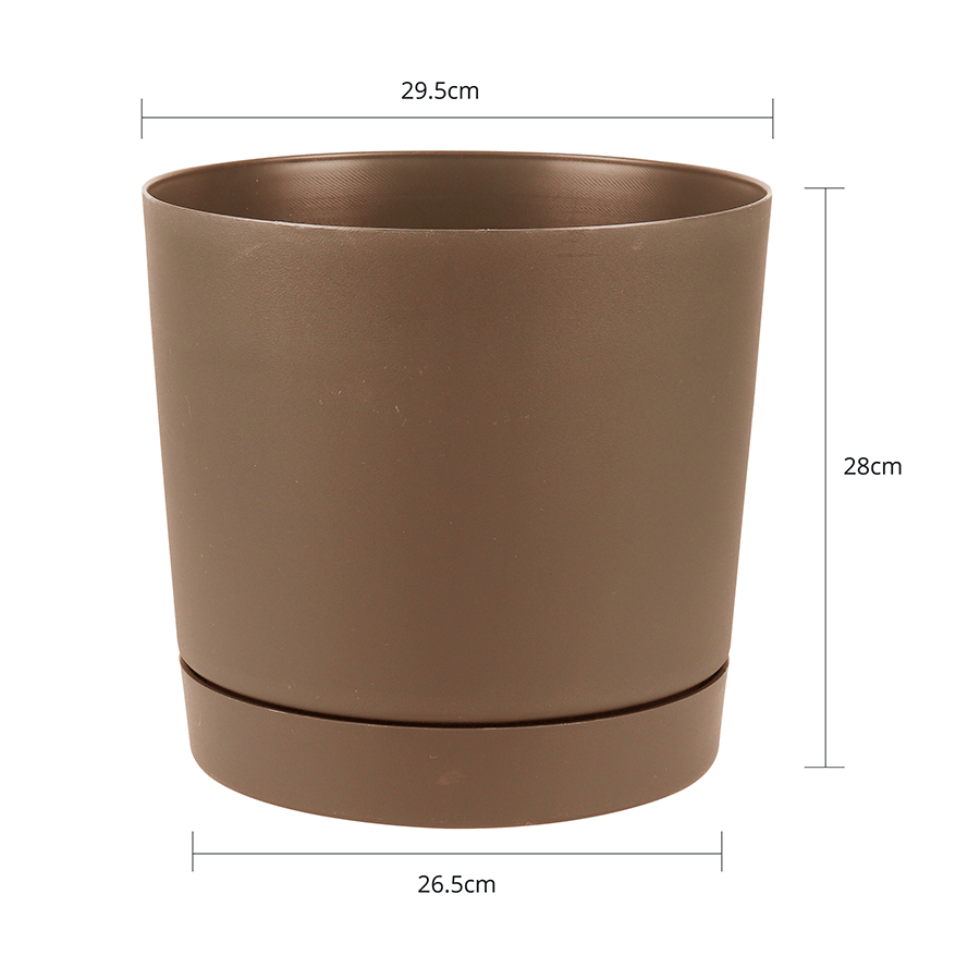 Brown Round Mini Planters Brown Round Mini Planters Large Mandaue Foam