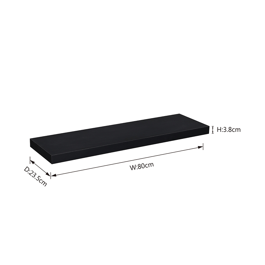 MORE DREW OPTIONS Drew 80x23.5 cm Floating Shelf Drew 80x23.5 cm Floating Shelf Mandaue Foam