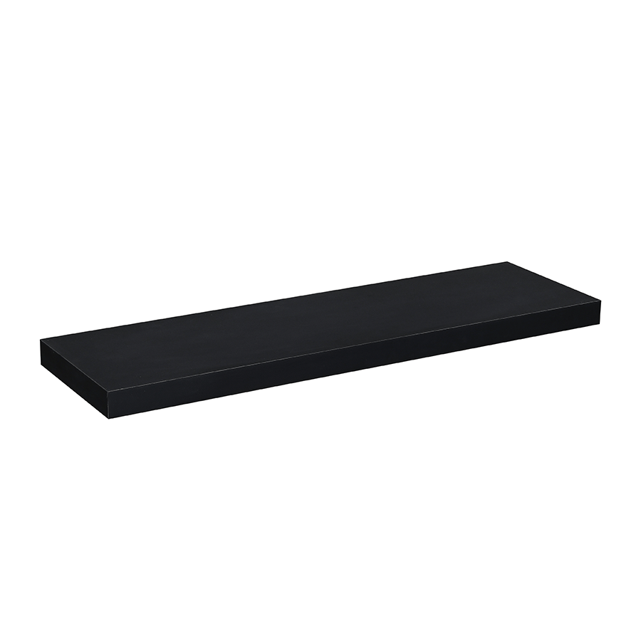 MORE DREW OPTIONS Drew 80x23.5 cm Floating Shelf Drew 80x23.5 cm Floating Shelf Black Mandaue Foam