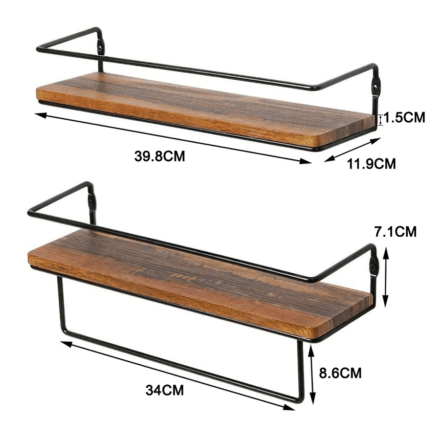 Ekon Set of 2 Shelves with Bracket Ekon Set of 2 Shelves with Bracket Mandaue Foam