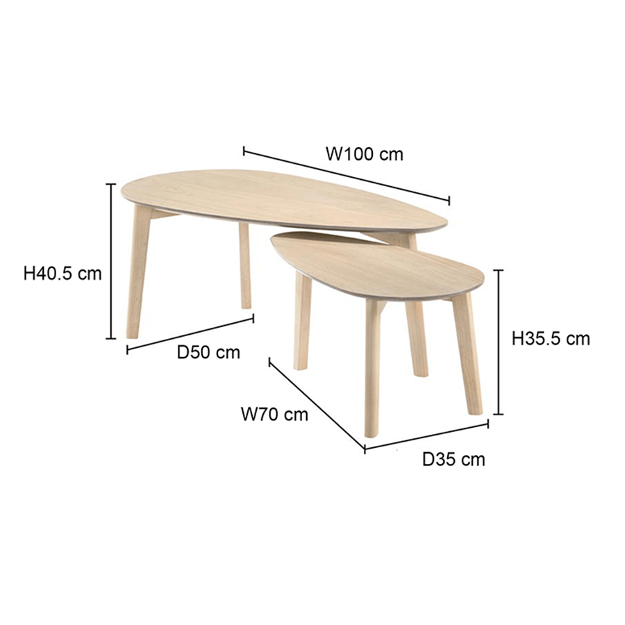 Ferida Nesting Coffee Table Ferida Nesting Coffee Table Mandaue Foam