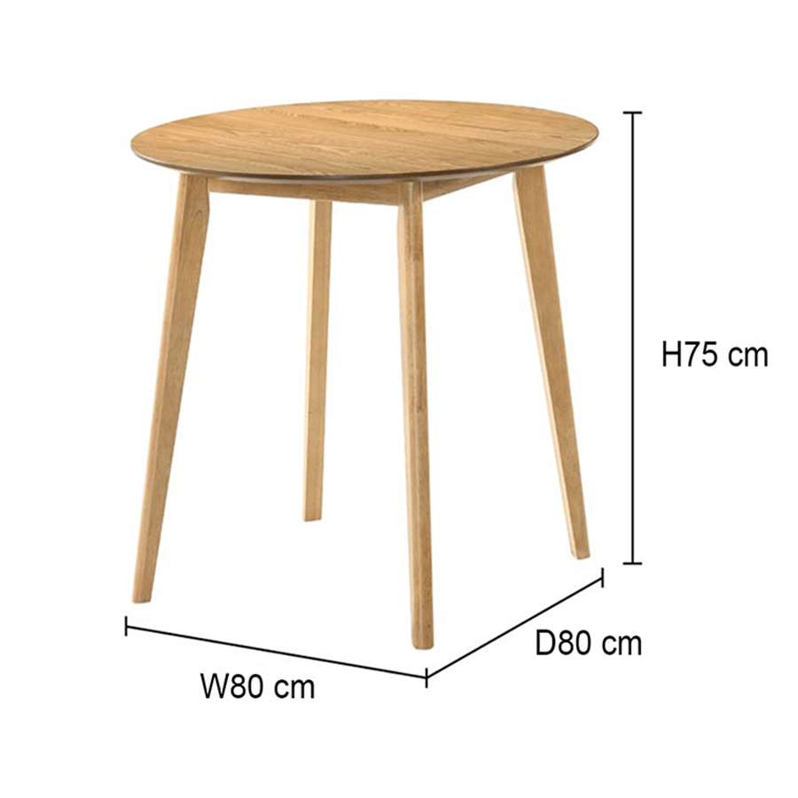 Harold 80 cm Dining Table Harold 80 cm Dining Table Mandaue Foam