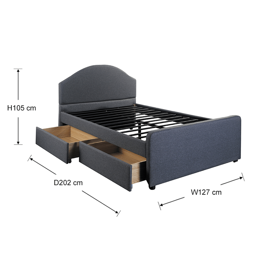 #size_Semi-Double Bed 48x75