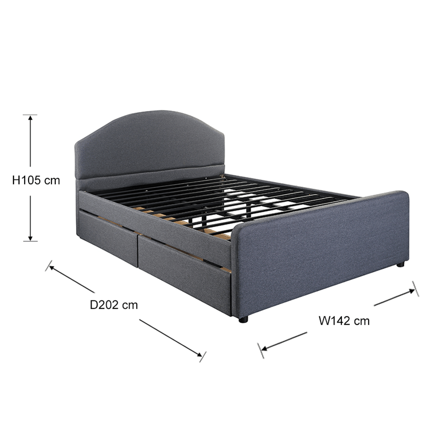 #size_Double Bed 54x75