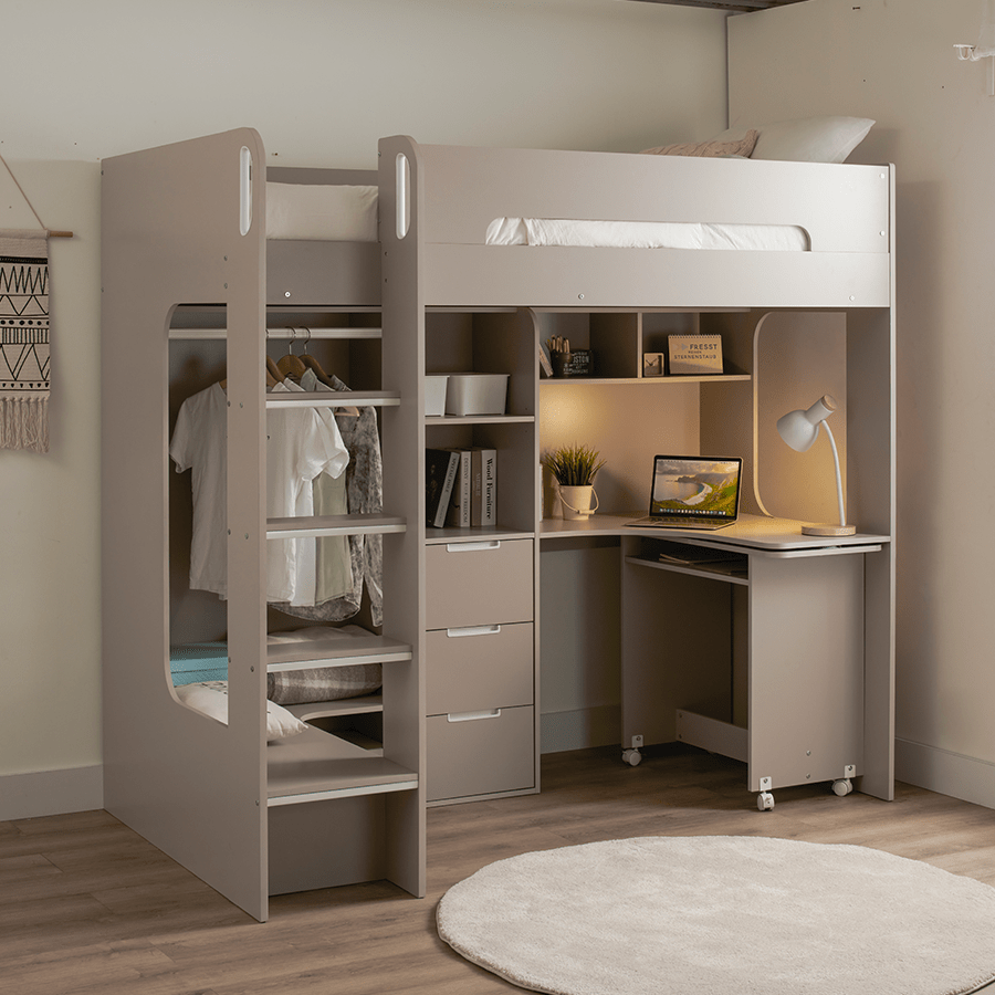 Terrie Loft Bed with Desk Terrie Loft Bed with Desk Mandaue Foam
