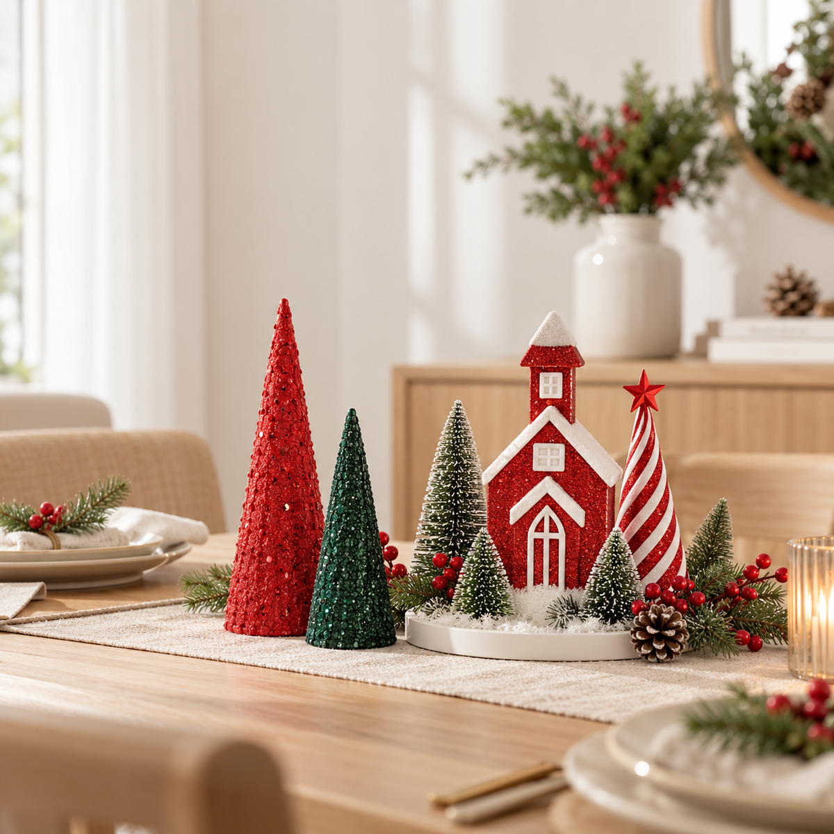 Christmas Table Accents