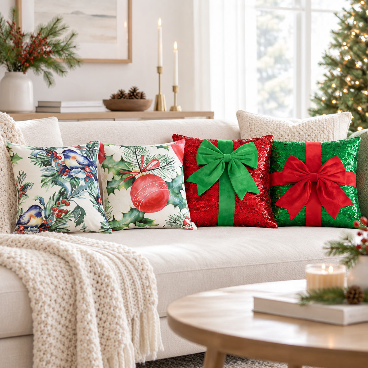 Christmas Accent Pillows