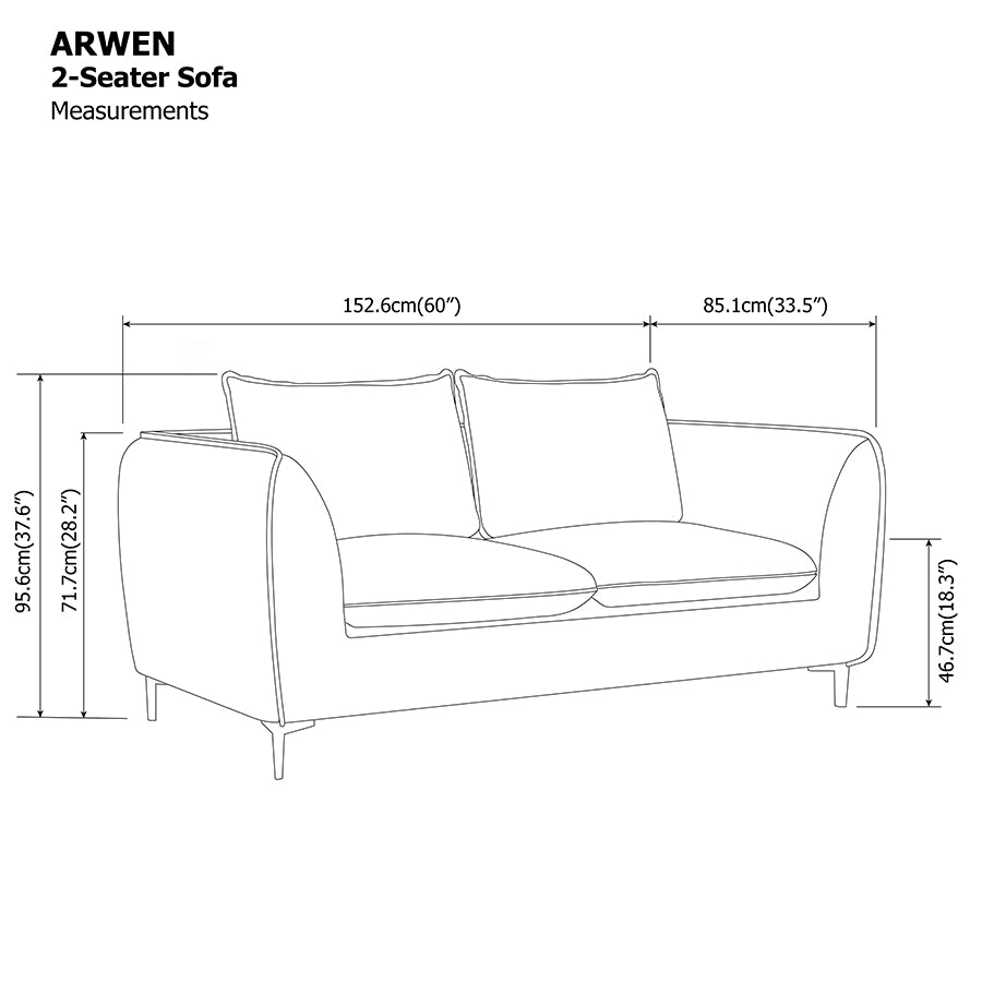 Arwen 2 Seater Sofa
