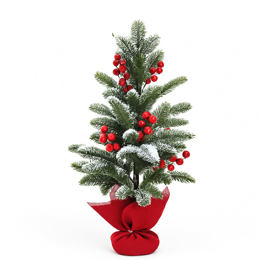 White Bark Pine with Berry Table Top 55cm