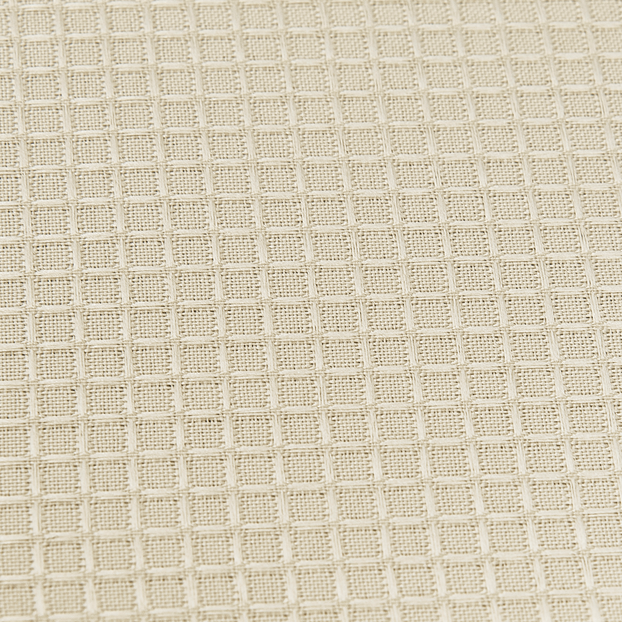 180 X 180 Cm - Beige/cream Fabric Shower Curtain, Textured Heavy