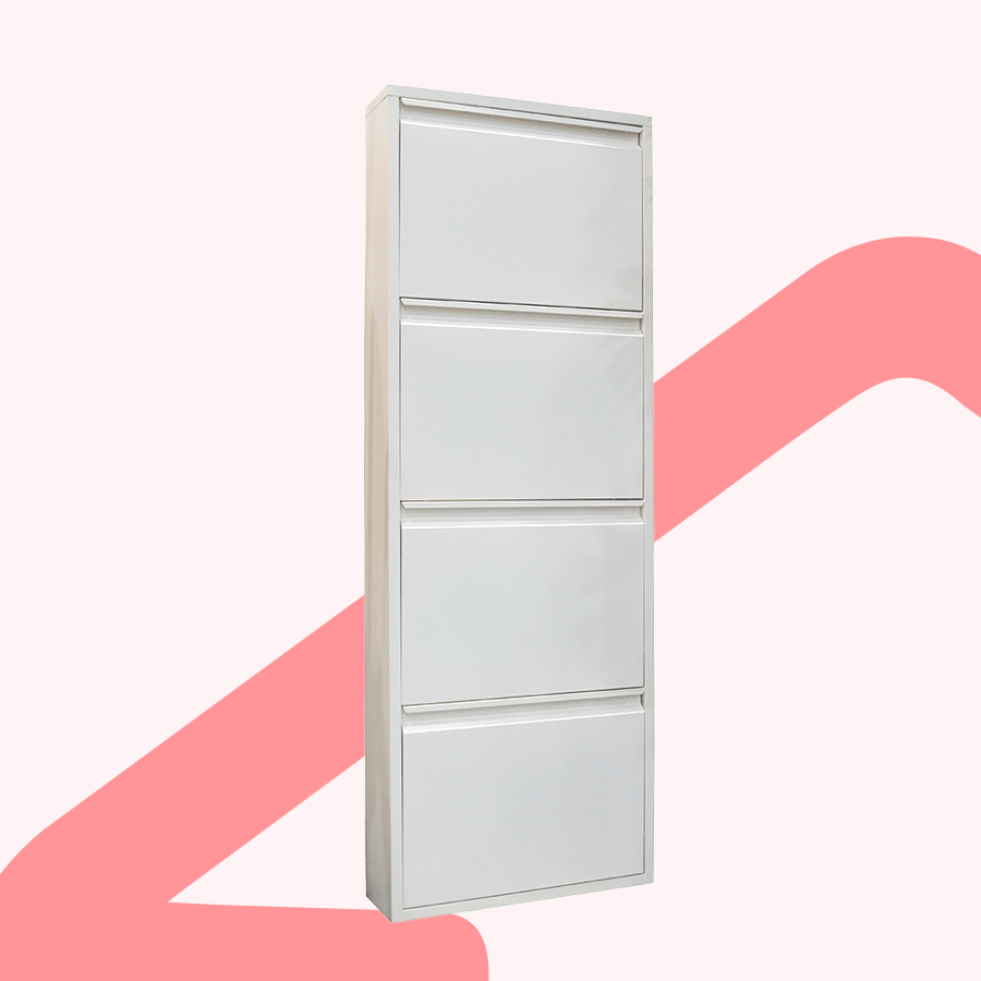 Minji Metal Shoe Cabinet