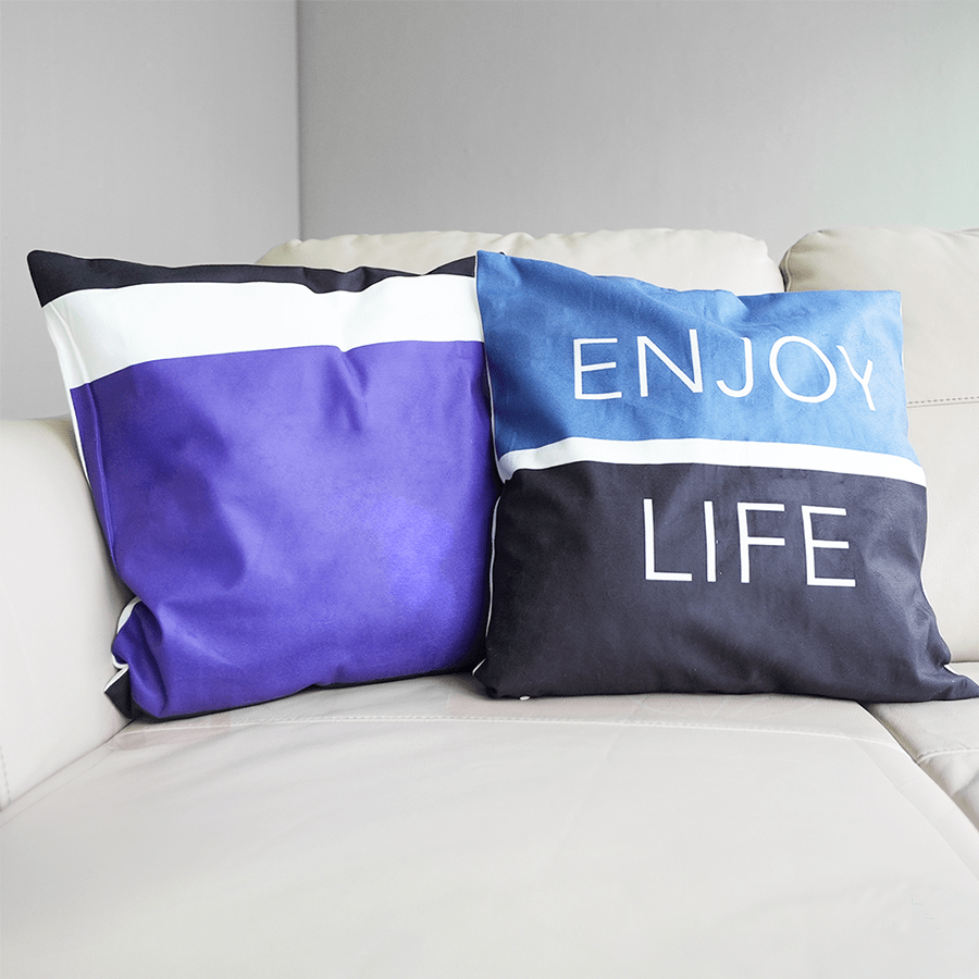 Lumi Enjoy Life Set/2 Throw Pillowcase