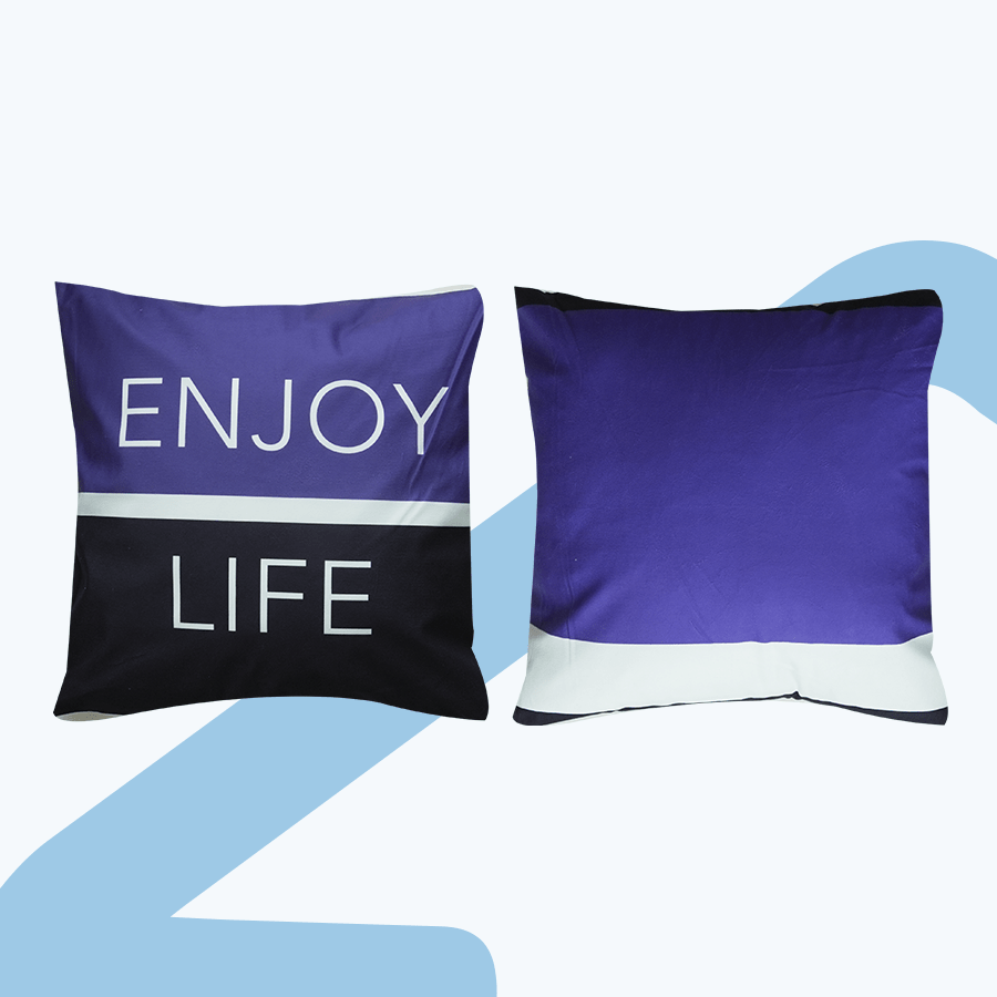 Lumi Enjoy Life Set/2 Throw Pillowcase