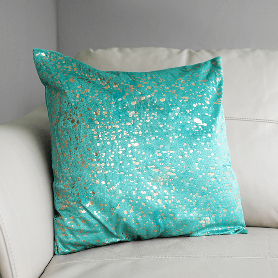Valen Sea Green Galaxy Throw Pillowcase