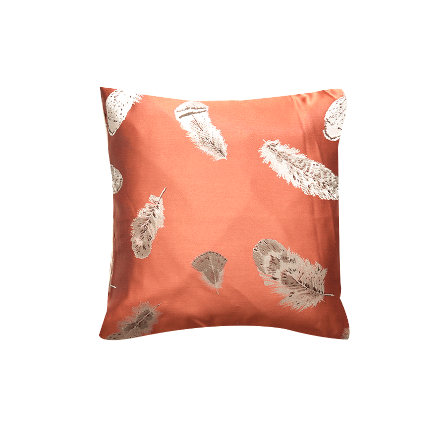 Seraph Amber Feather Throw Pillowcase