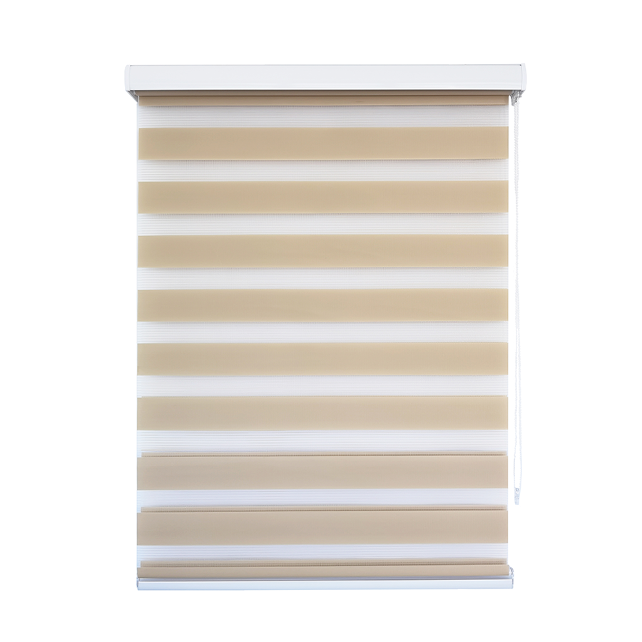 Brown Zebra Non-blackout Blinds