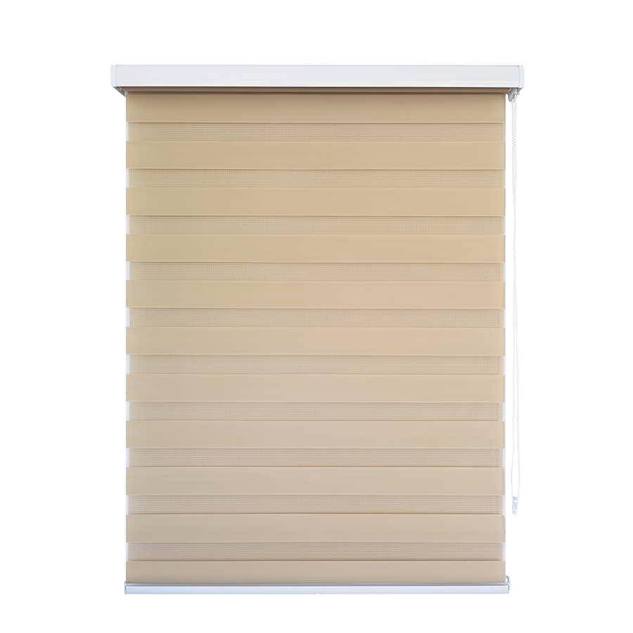 Brown Zebra Non-blackout Blinds