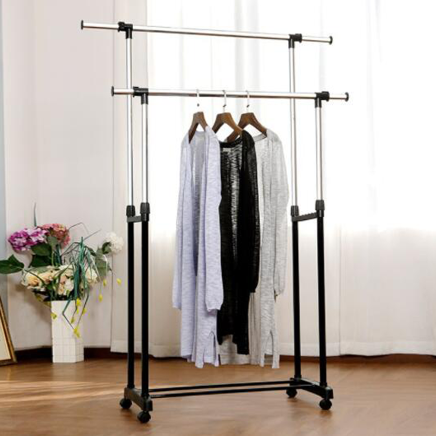 Valen Double Rod Garment Rack