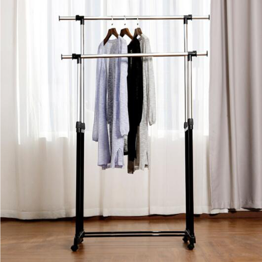 Valen Double Rod Garment Rack