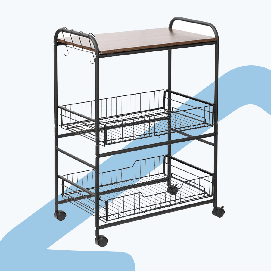 Ryden Wide Kitchen Trolley