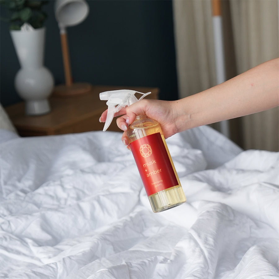 Linen Spray 500ml - Musk + Amber