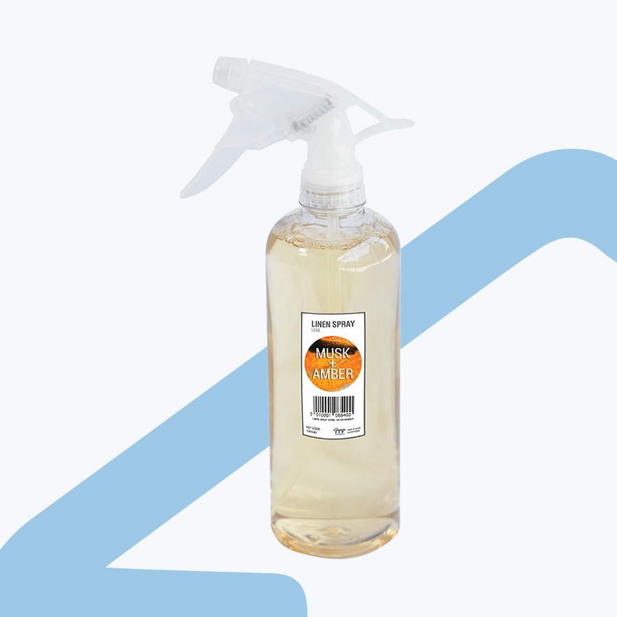 Linen Spray 500ml - Musk + Amber