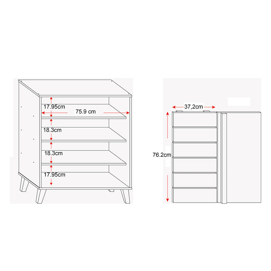 Vicco Low Shoe Cabinet