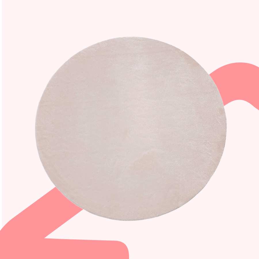 Sofya Dusty Pink Shaggy Rug