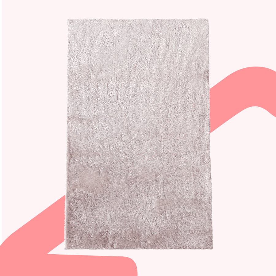 Sofya Dusty Pink Shaggy Rug