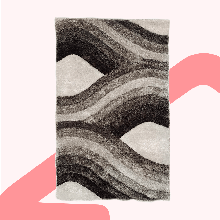 Shura Slate Shaggy Rug