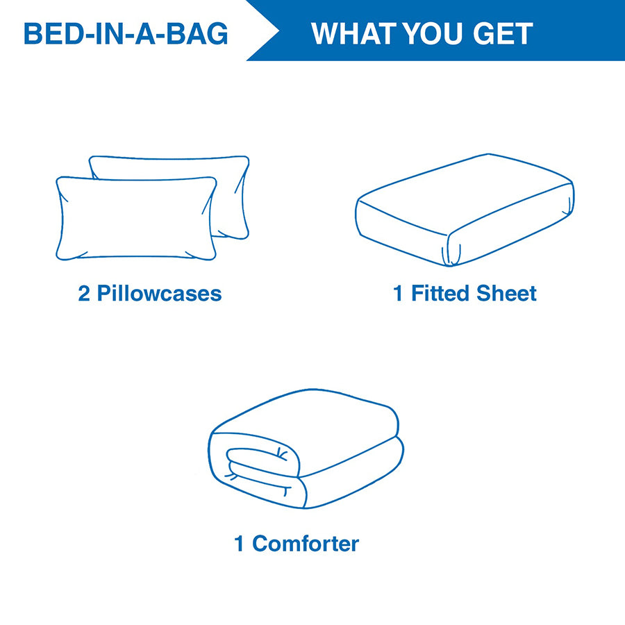 Deluxe Rose Dust Bed In A Bag
