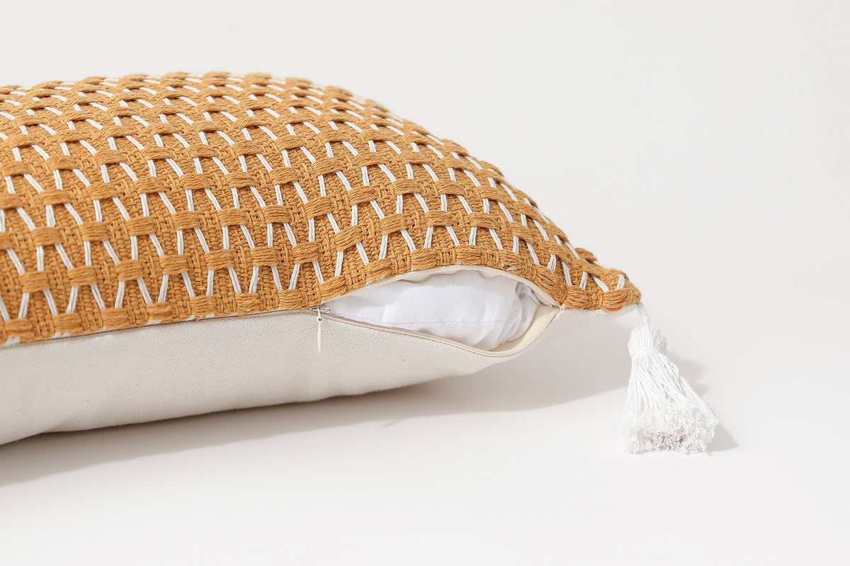 Milica Boho Mustard Kidney Pillowcase
