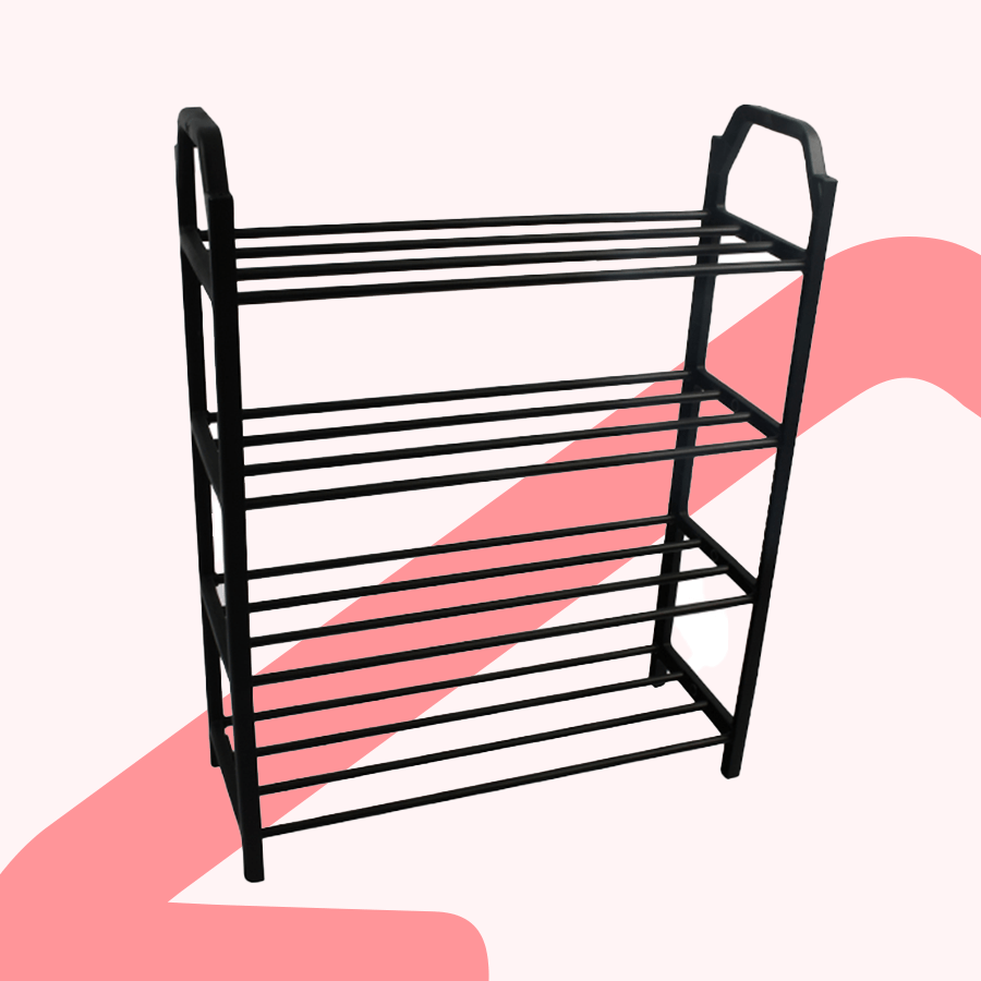Freda 4 Tier Stackable Shoe Rack