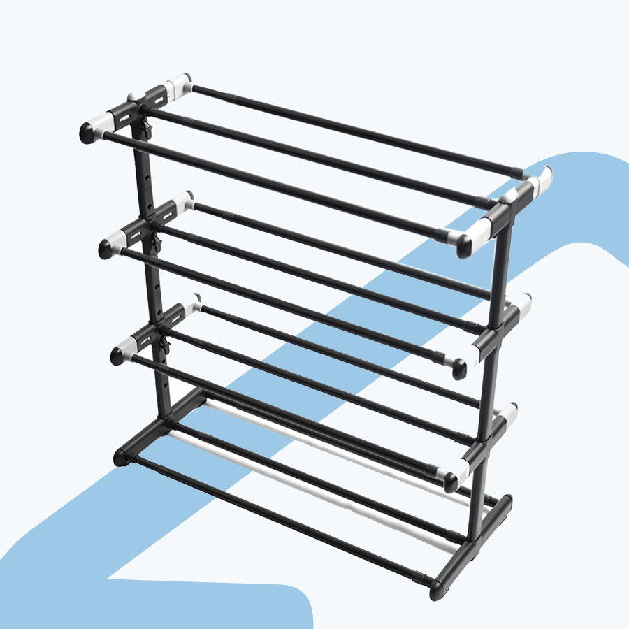 Hilda Extendable 4 Tier Shoe Rack
