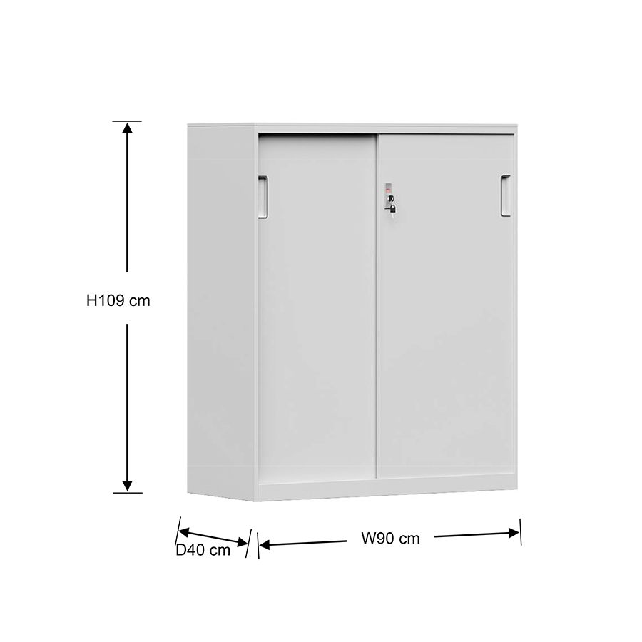 Hanley Metal Sliding Door Cabinet