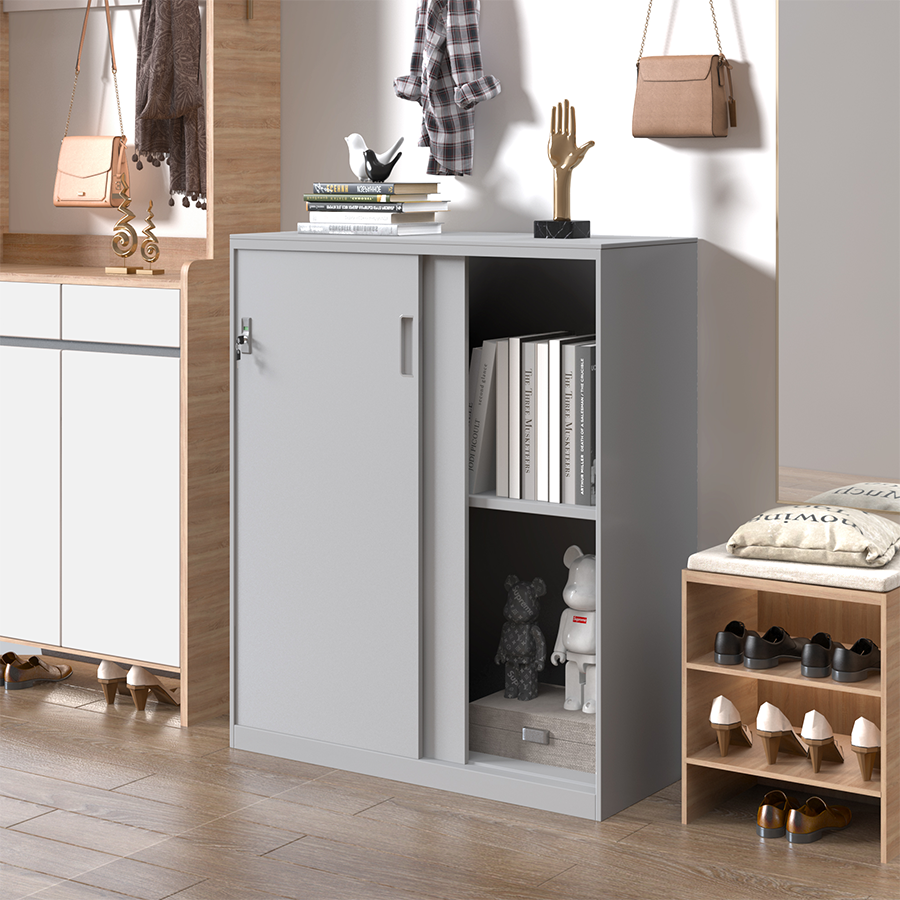 Hanley Metal Sliding Door Cabinet