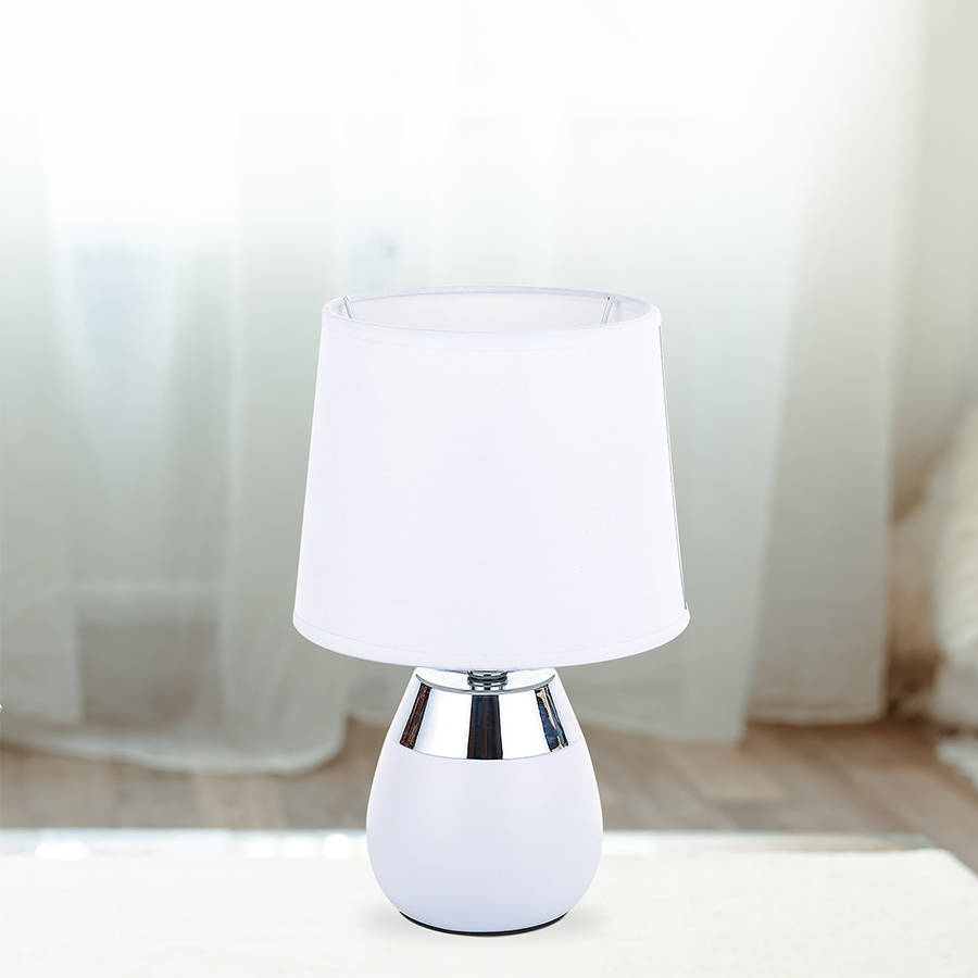 Karia Dimmable White Mini Table Touch Lamp